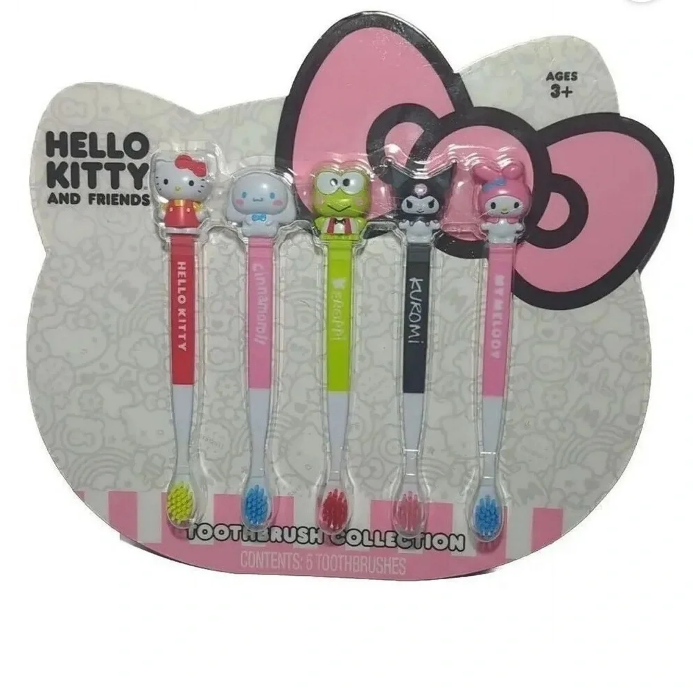 Sanrio Hello Kitty and Friends Toothbrush Collection, set of 5 toothbrushes